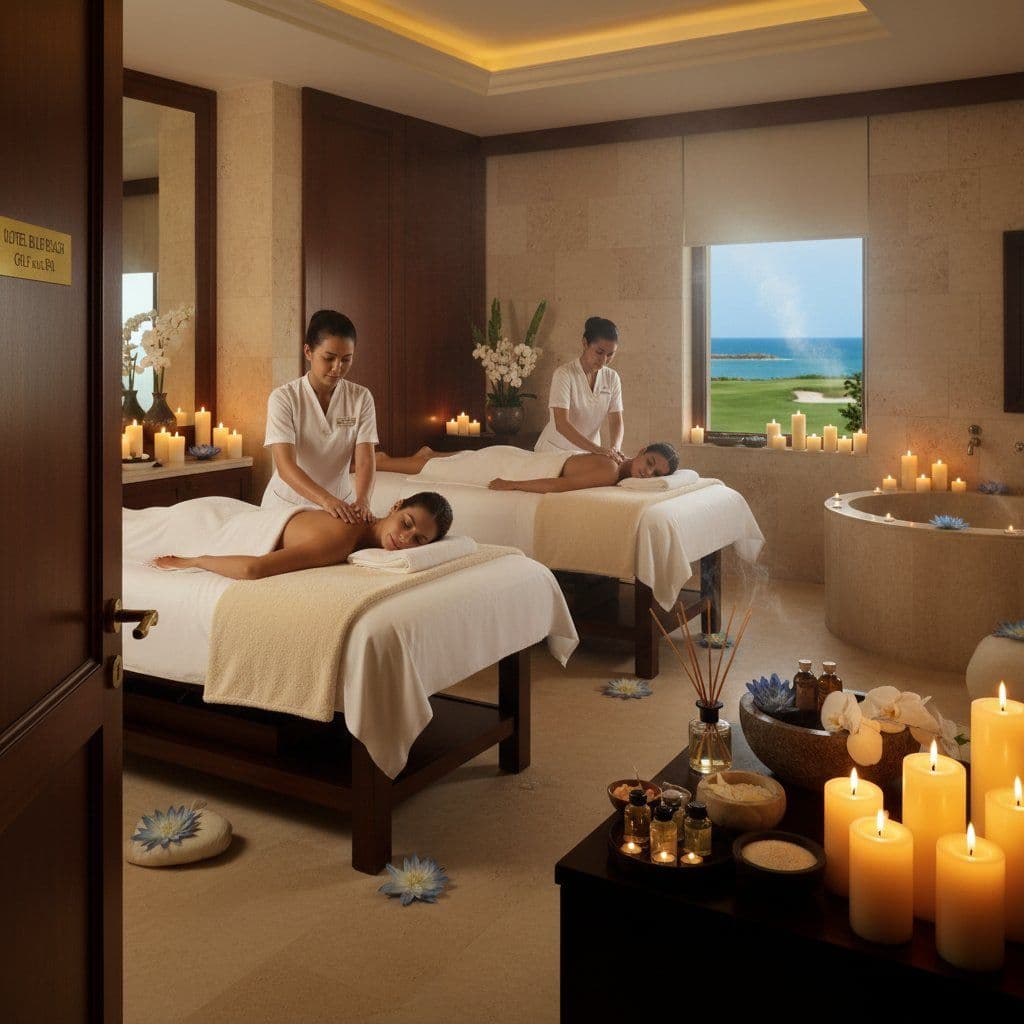 Spa treatment space for massage and wellness at Kosayo Hotel